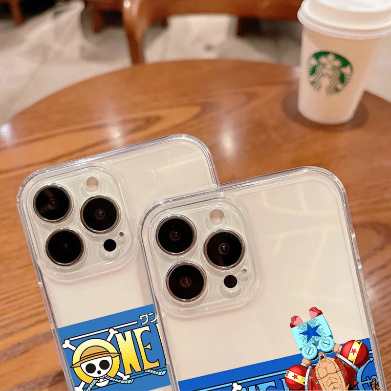Японский аниме Луффи цельный чехол для телефона iPhone 13 12 Mini 11 Pro X XS XR Max 8 Plus SE 2020