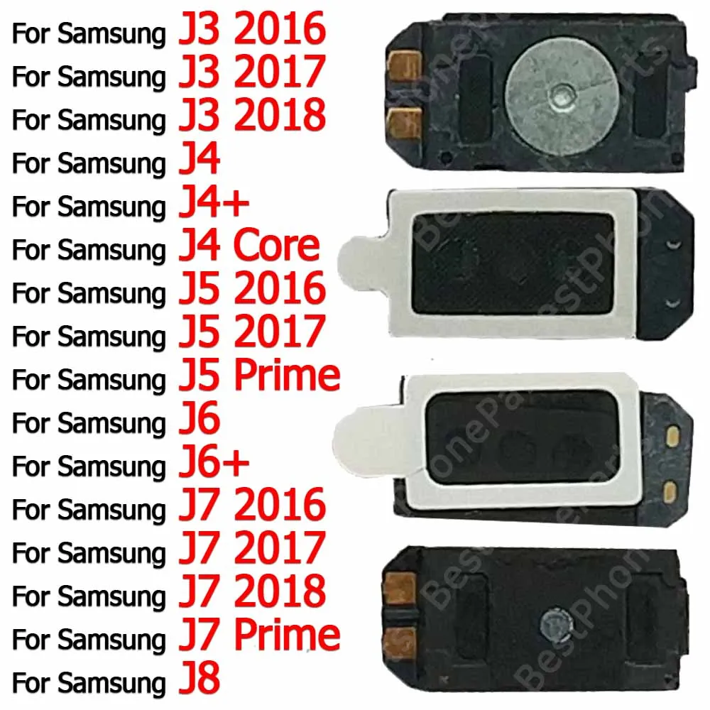 

Sound Earpiece For Samsung Galaxy J5 2017 J6 Plus J6+ J7 Prime J8 2018 J3 2016 J4 Core J4+ Front Earphone Top Ear Speaker