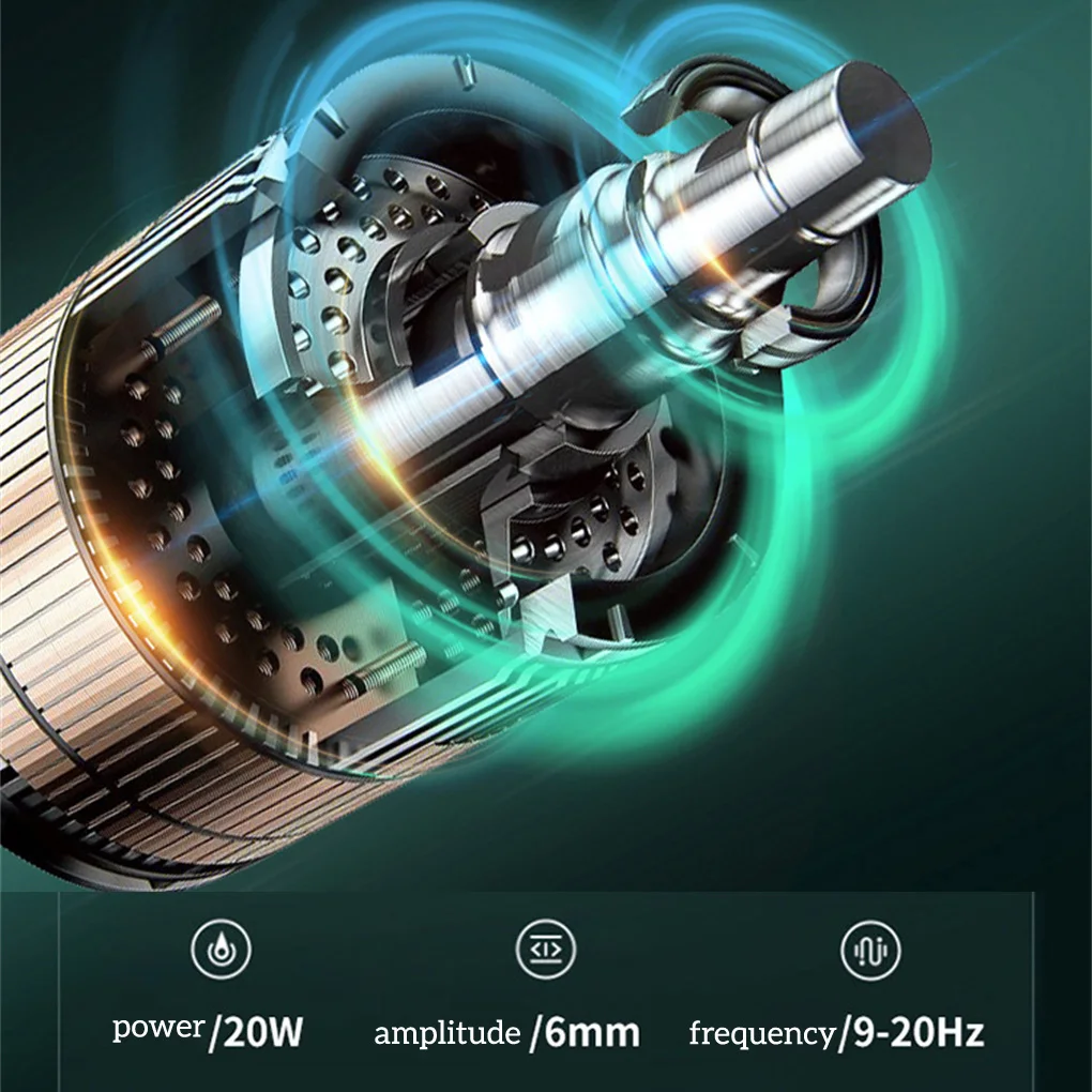 

Handheld Percussion Massager Rechargeable Muscle Vibration Massage Body Massaging Machine Physical Accessories