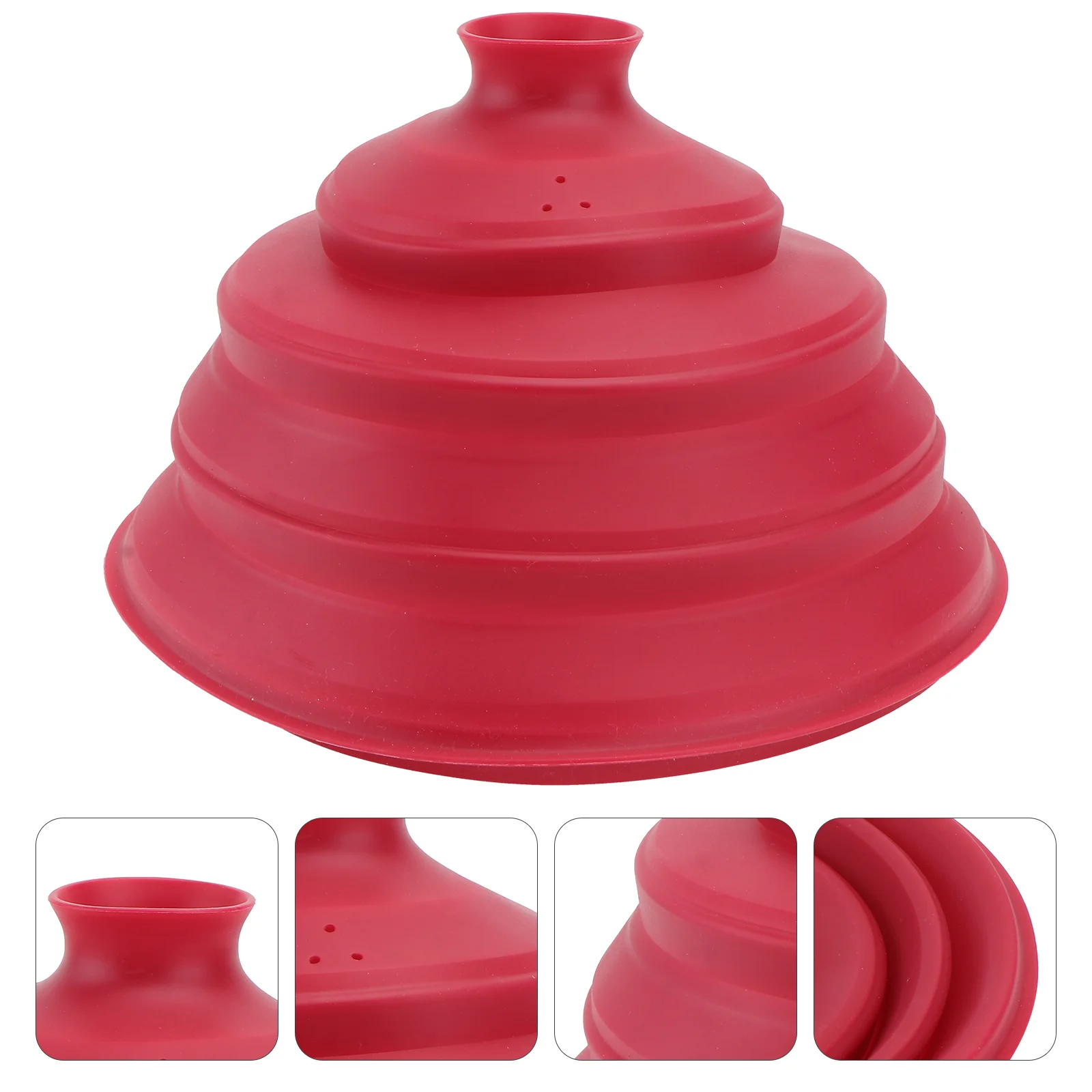 

Fresh Cover Outdoor Teepee Microwave Cover Sealing Cap Silicone Preservation Cover Silica Gel Sealing Bowl Lid Silicone Dome Lid