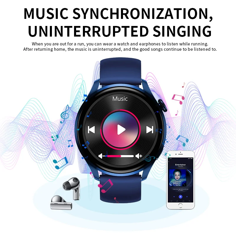 

Смарт-часы CHENZKJ HW66 AMOLED, 1,35 дюйма, HD, пульсометр, Bluetooth