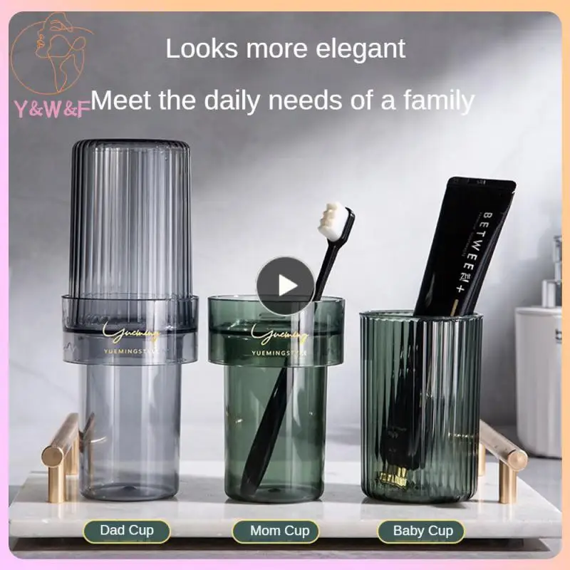

Tooth Cup Set Anti-skid Cup Body Double-layer Travel Mug Double Layer Split Design Split Wash Cup Toothbrushes And Accessories
