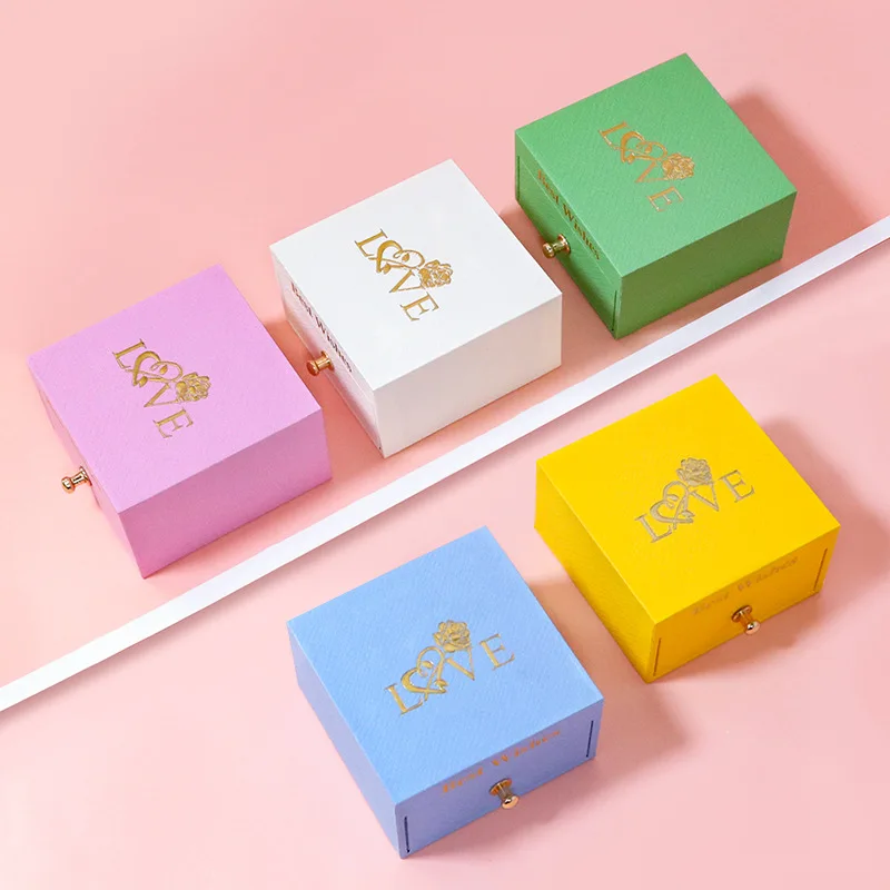 Подарочная коробка с выдвижным ящиком индивидуальная праздничная подарочная