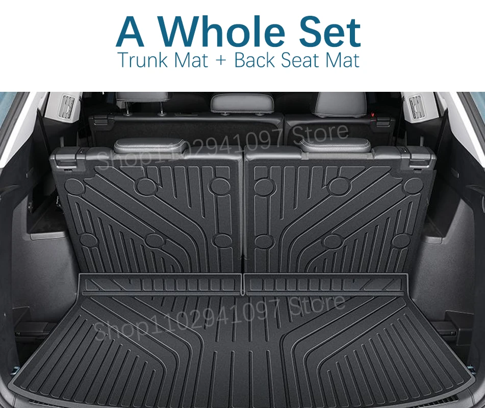 

Задние коврики в багажник автомобиля для Volkswagen Teramont Pro VW Atlas MK2 2025 2026 2027 7SEAT, водонепроницаемая подкладка для багажника, аксессуары для хранения