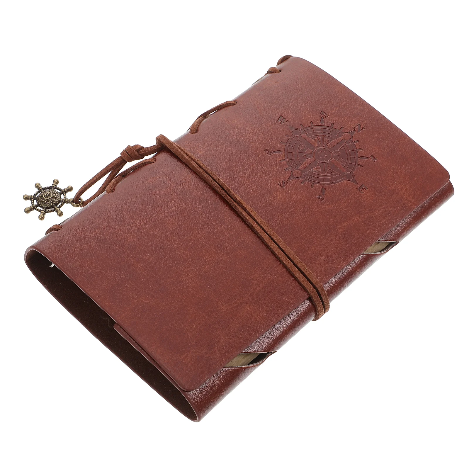 

Vintage Journal Notebook PU Cover Loose- leaf String Notebook Classic Notepad Travel Diary Jotter ( Brown ) Making
