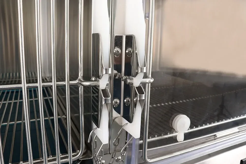 Ветеринарная клетка для собак из нержавеющей стали домашних животных теплая