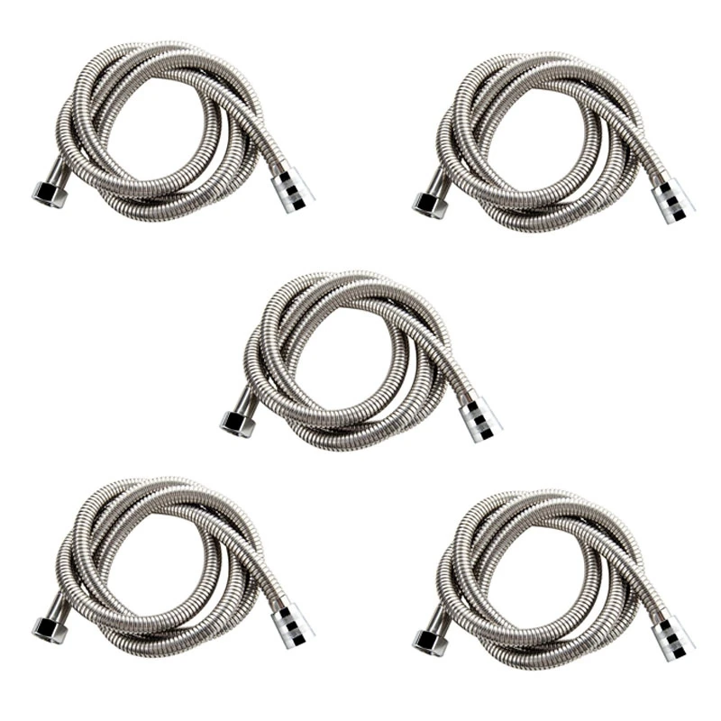 

GTBL 1.5Meters Stainless Steel Shower Pipe Extension Shower Bathroom Water Heater Stainless Steel Hose