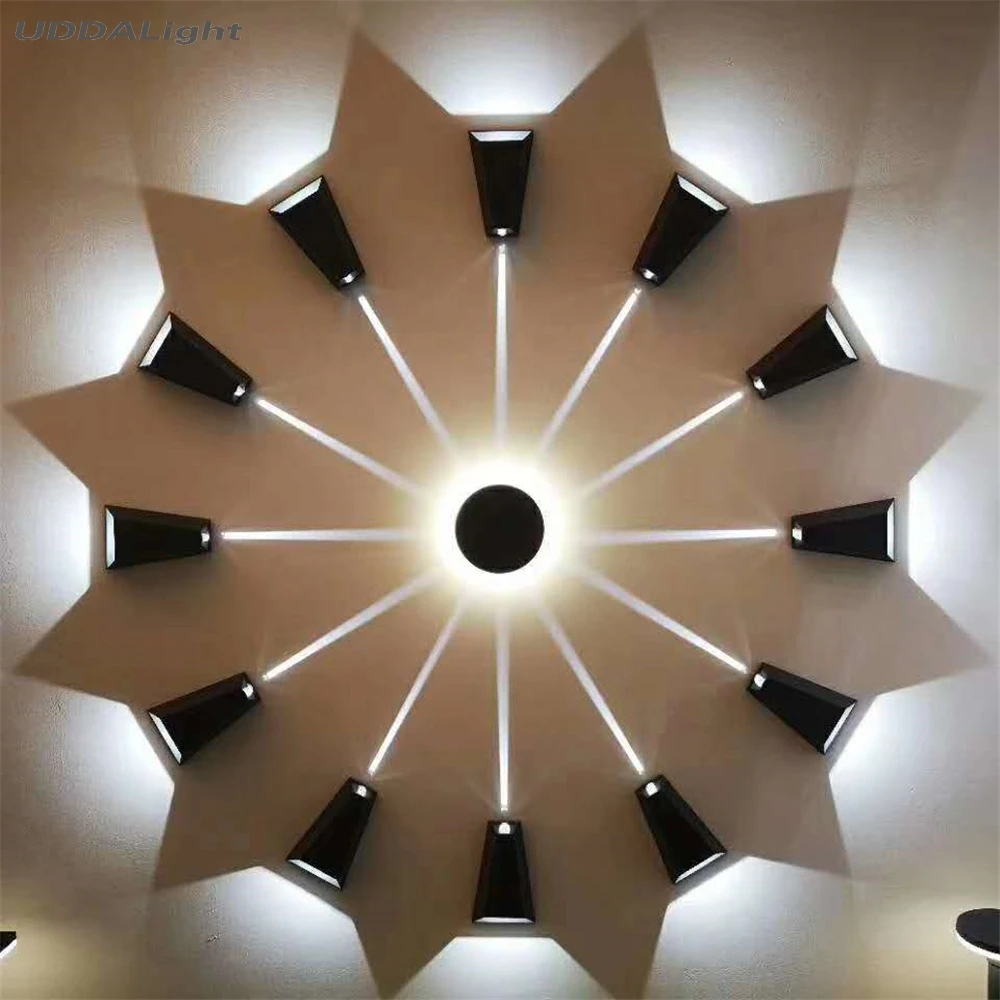 

External wall light Outdoor Wall Lamp Waterproof 10w Narrow Led Outdoor Lamp Tempered Glass 85-265V