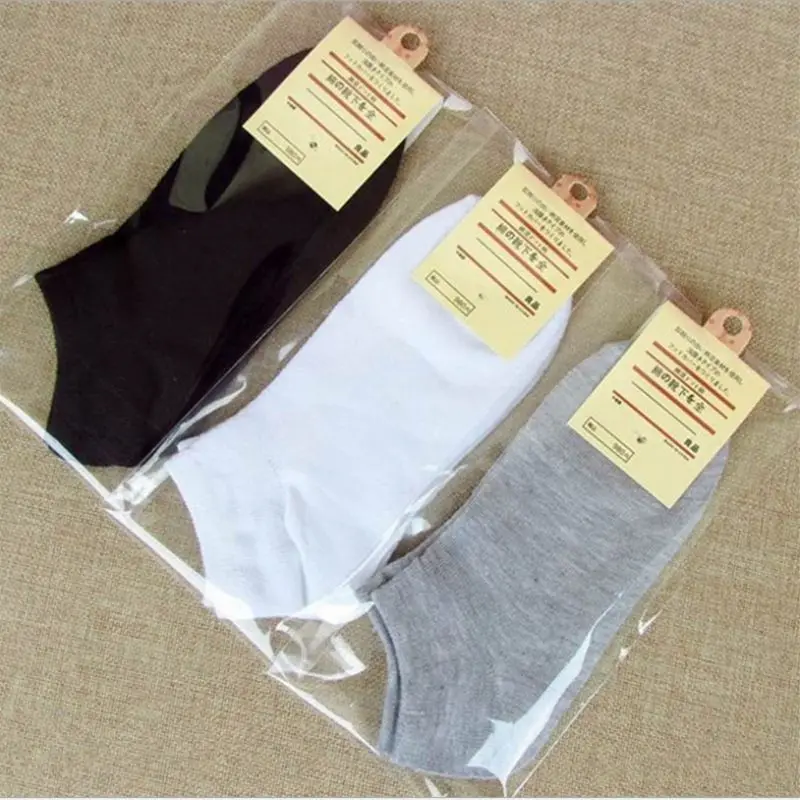 5Pairs Summer Stripes Men's Socks Cotton  Fashion Ladies Invisible Short Socks Ankle Casual Simple Anti-slip Socks Solid Color