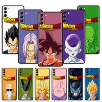anime dragon ball soft case for samsung galaxy s22 s20 fe s21 s10 s9 plus s8 note 20 ultra 10 lite black phone shell