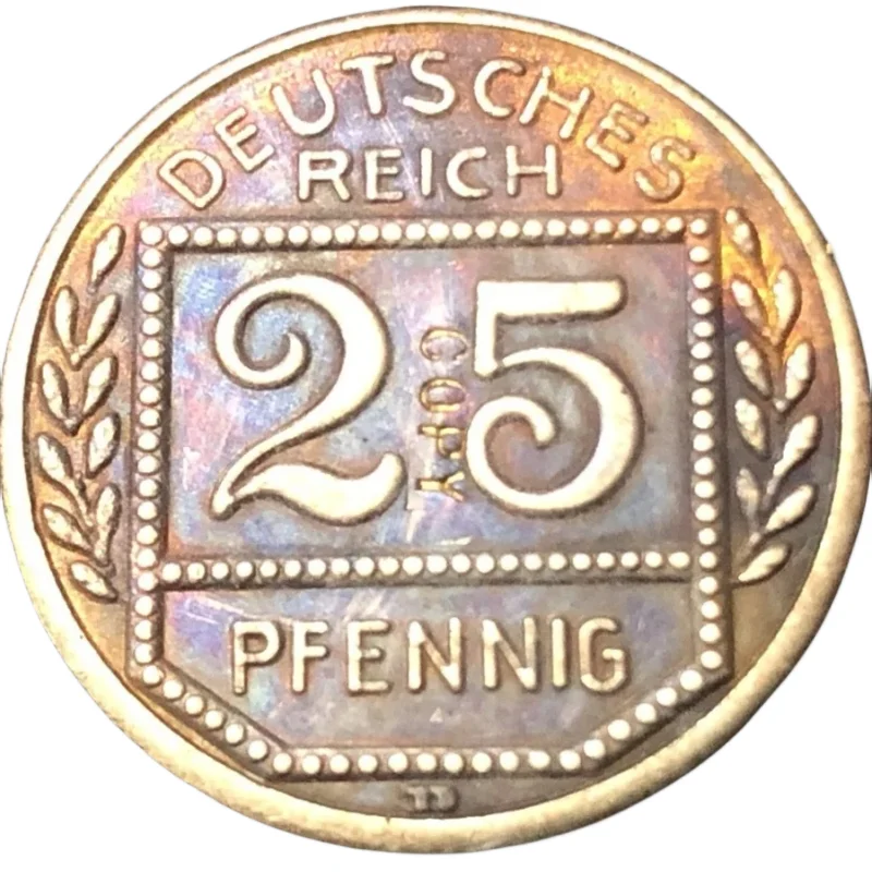 Копия монеты 1908-D Германия 25 PFENNIG Type-7