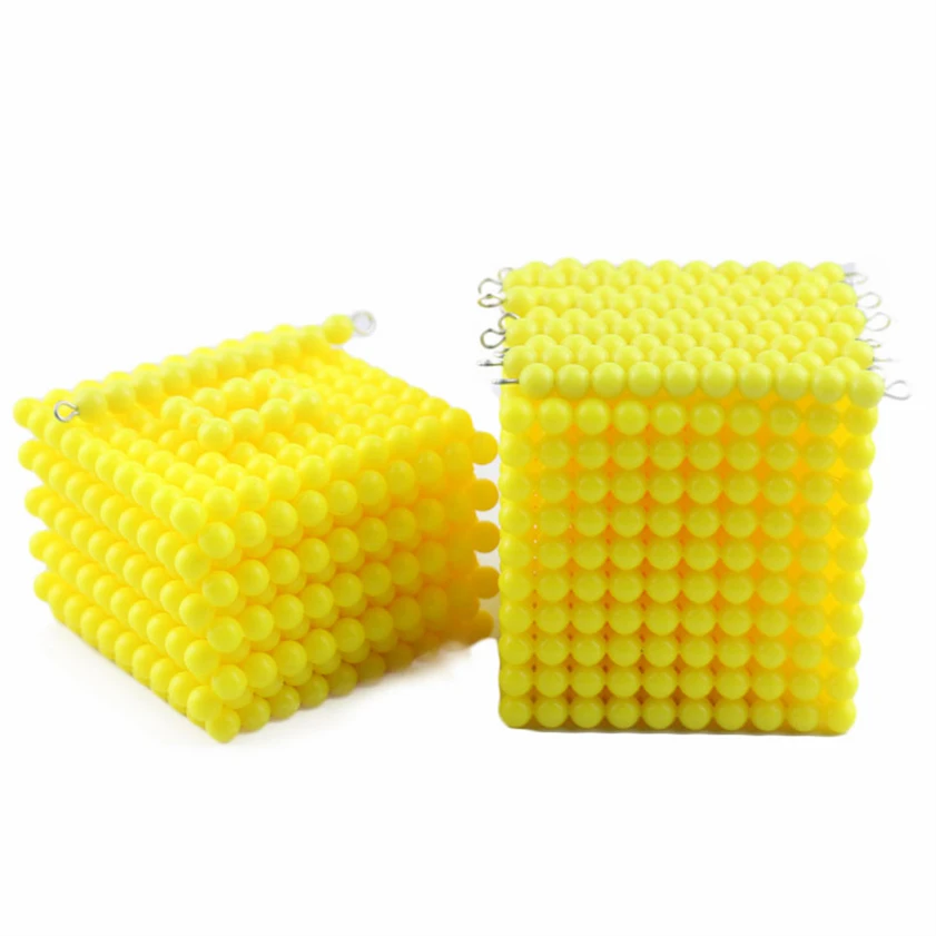 

Montessori Matematical Beads Golden Bead Material Bank Game Preschool Montessori Toys Count Geometric Learning Toys C64Y