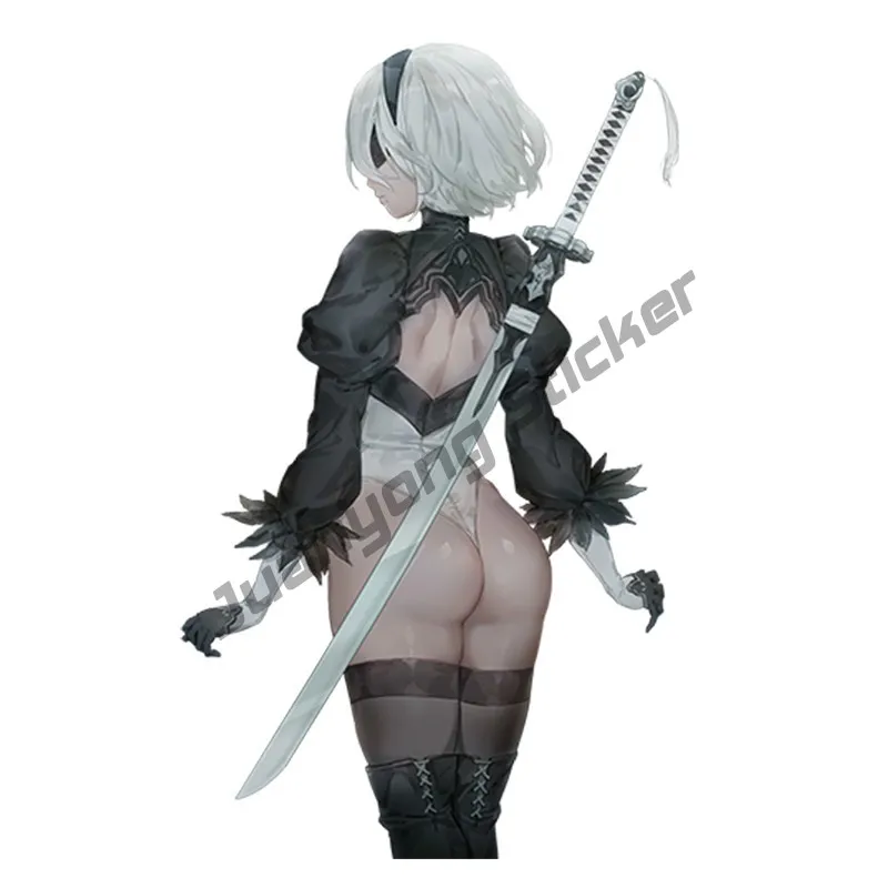 

Милая сексуальная девушка нинейер Automata 2B декоративная аниме Автомобильная наклейка Стайлинг Бампер Окно ноутбук наклейка украшение автомобильные аксессуары KK13 * 10 см