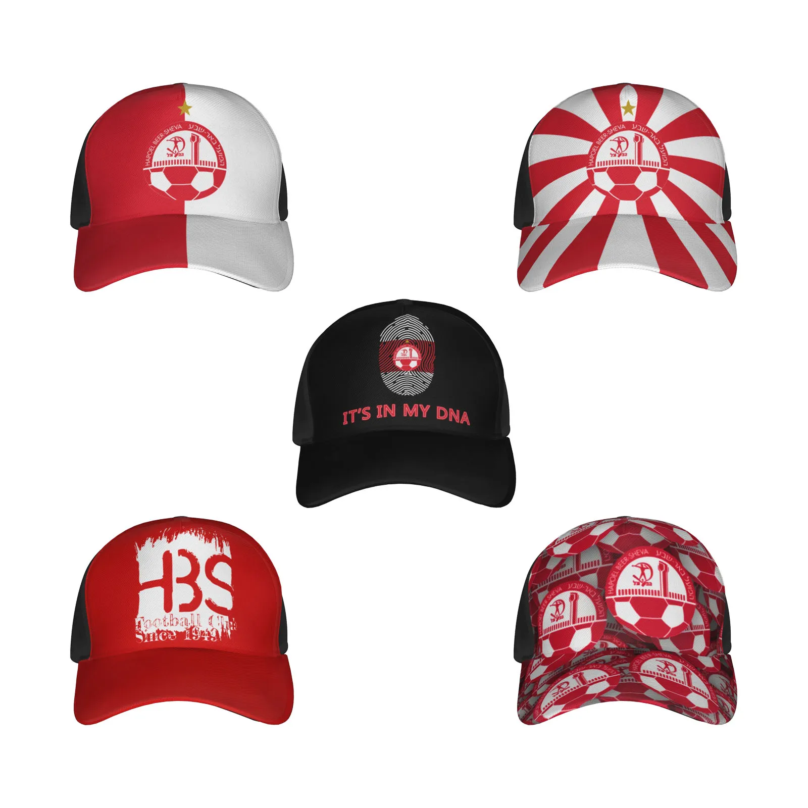 

Israel Hapoel Beer Sheva Fc Printing Athletic Baseball Cap Dad Hat Ball Hat Cowboy Hat Beach Sun Hat