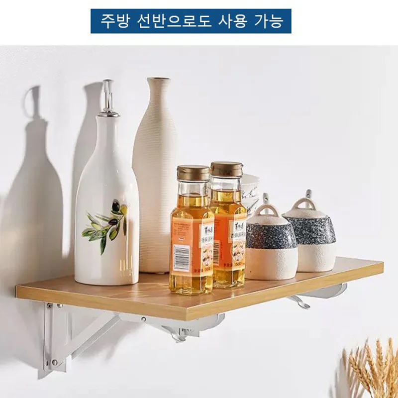 2 шт. 14 дюймов Треугольный Кронштейн из нержавеющей стали складной полка