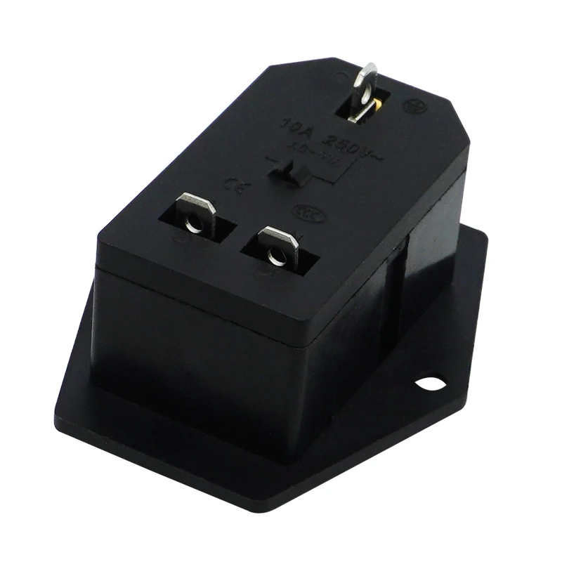 Клавишный Выключатель питания IEC 3 Pin 320 C14 штепсельная вилка стандартной мощности