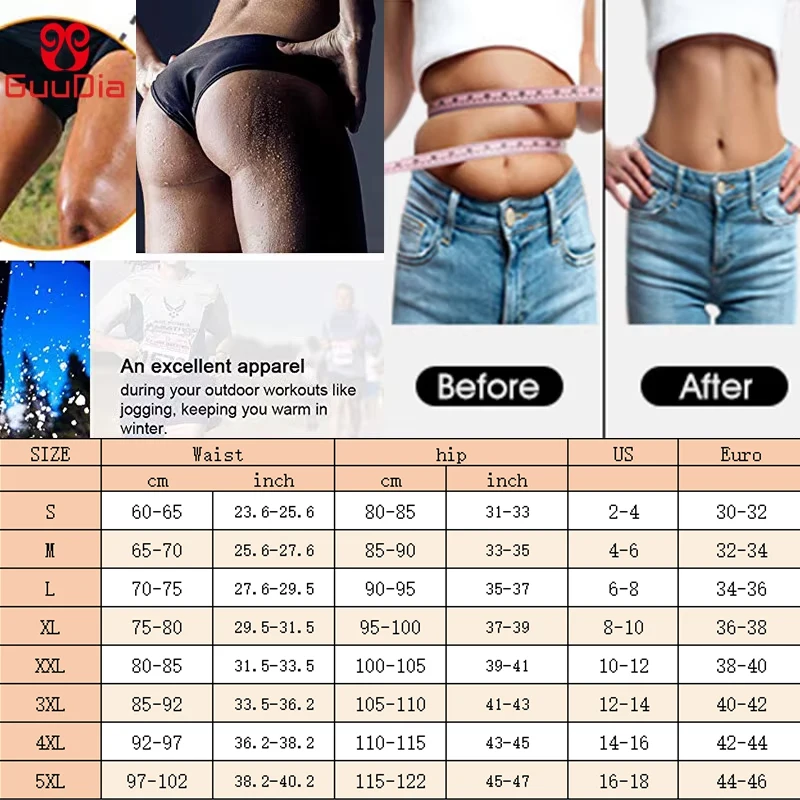 Леггинсы GUUDIA с регулируемой пряжкой неопреновые тренировочные Термолеггинсы