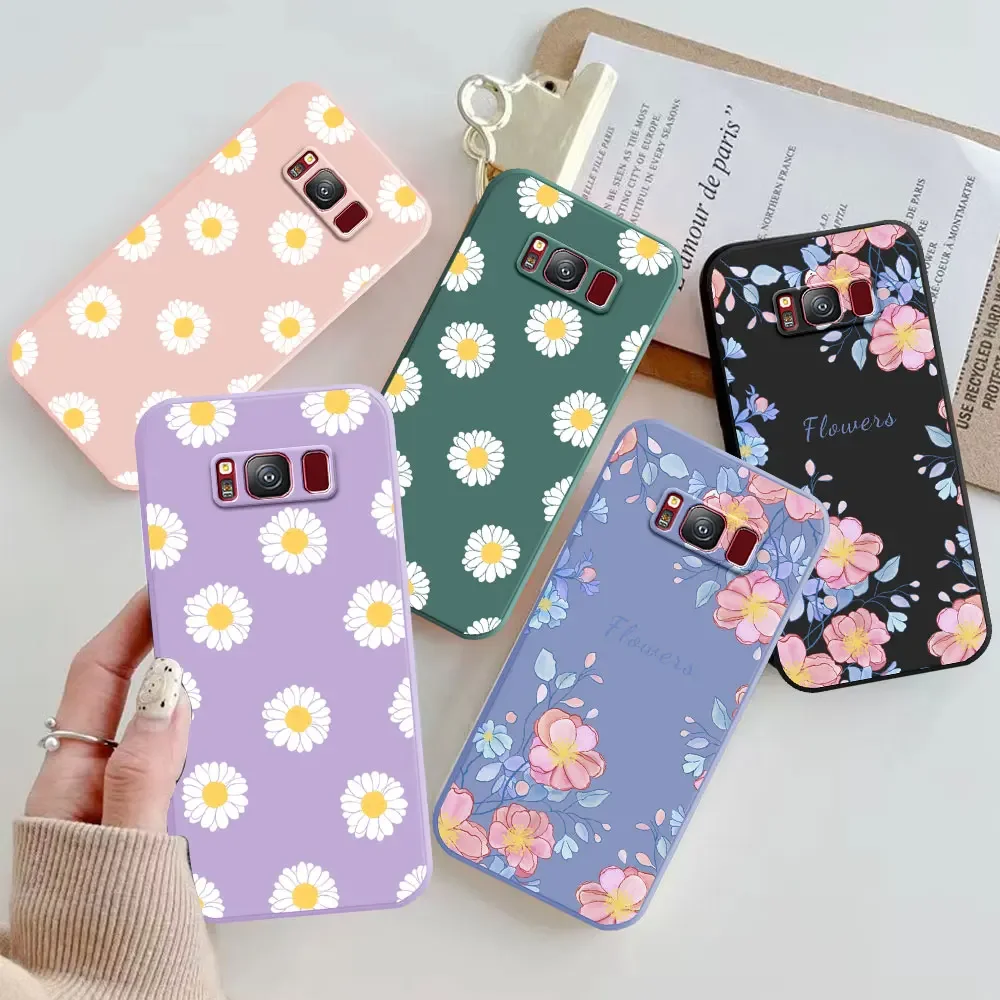 Чехол для Samsung S8 Plus чехол Galaxy мягкий силиконовый телефона защита камеры