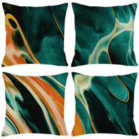 dark green marble pattern body pillow cover mandala mystery pattern bohemian pillowcase living room decor 45x45 pillow case