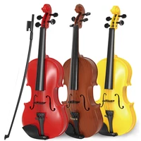 simulation plastic violin musical toy can play adjustable stringed instrument beginner develop practice ideal gift for kids