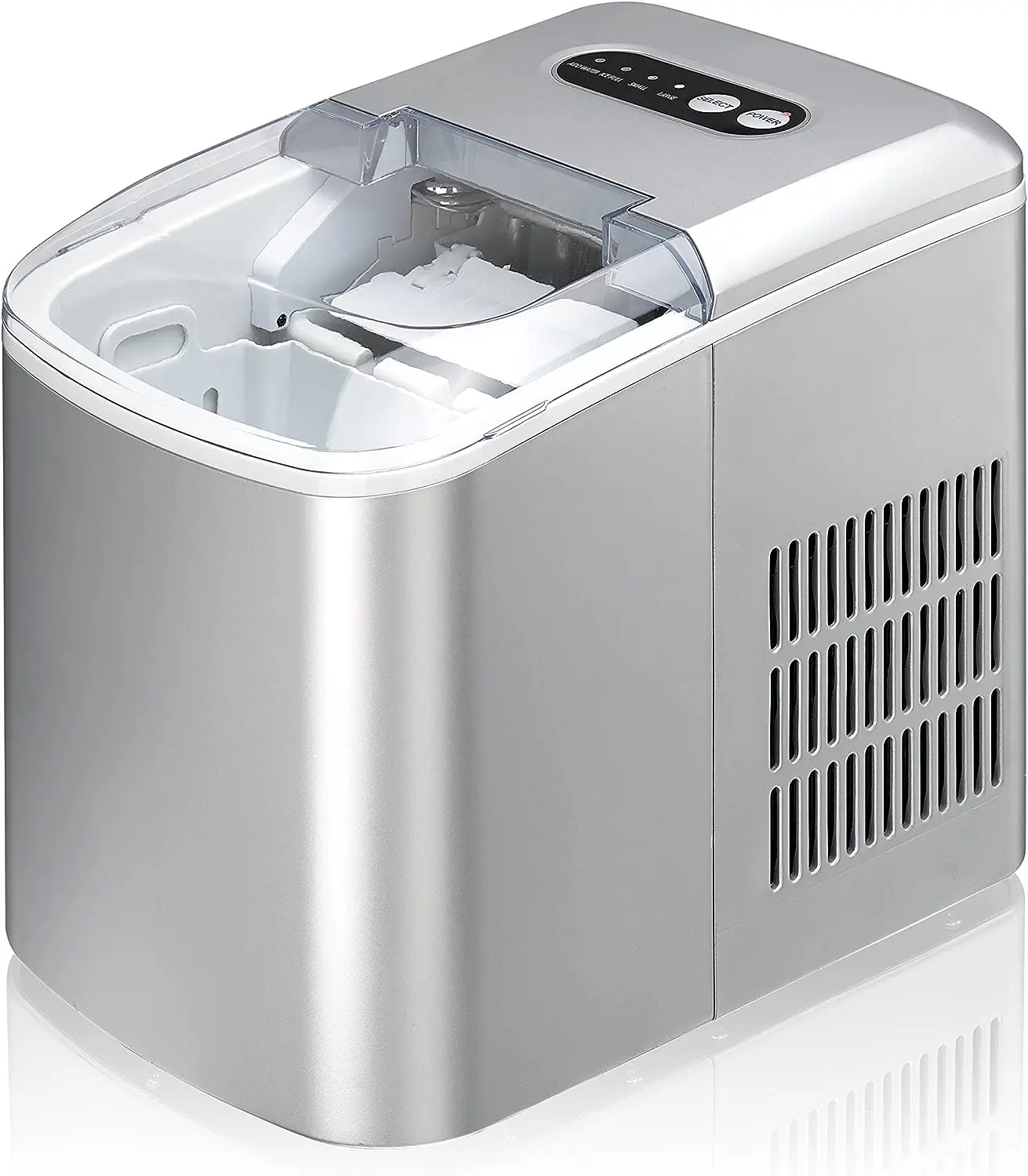 

Portable Ice Maker, Silver