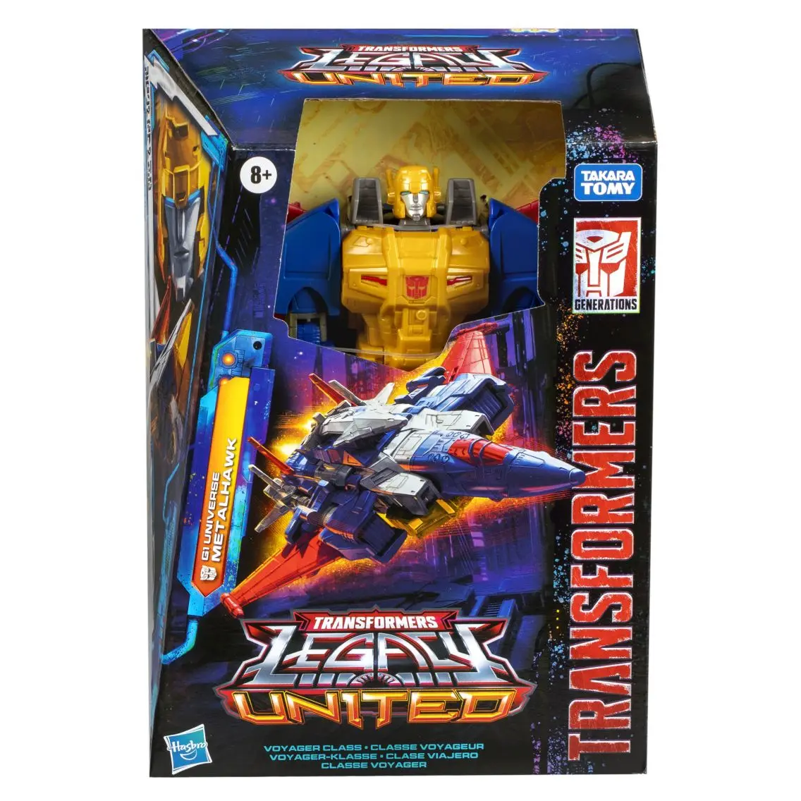 Фигурки героев аниме The Voyager Super-God Masterforce Metalhawk Хасбро трансформеры Legacy: United Class