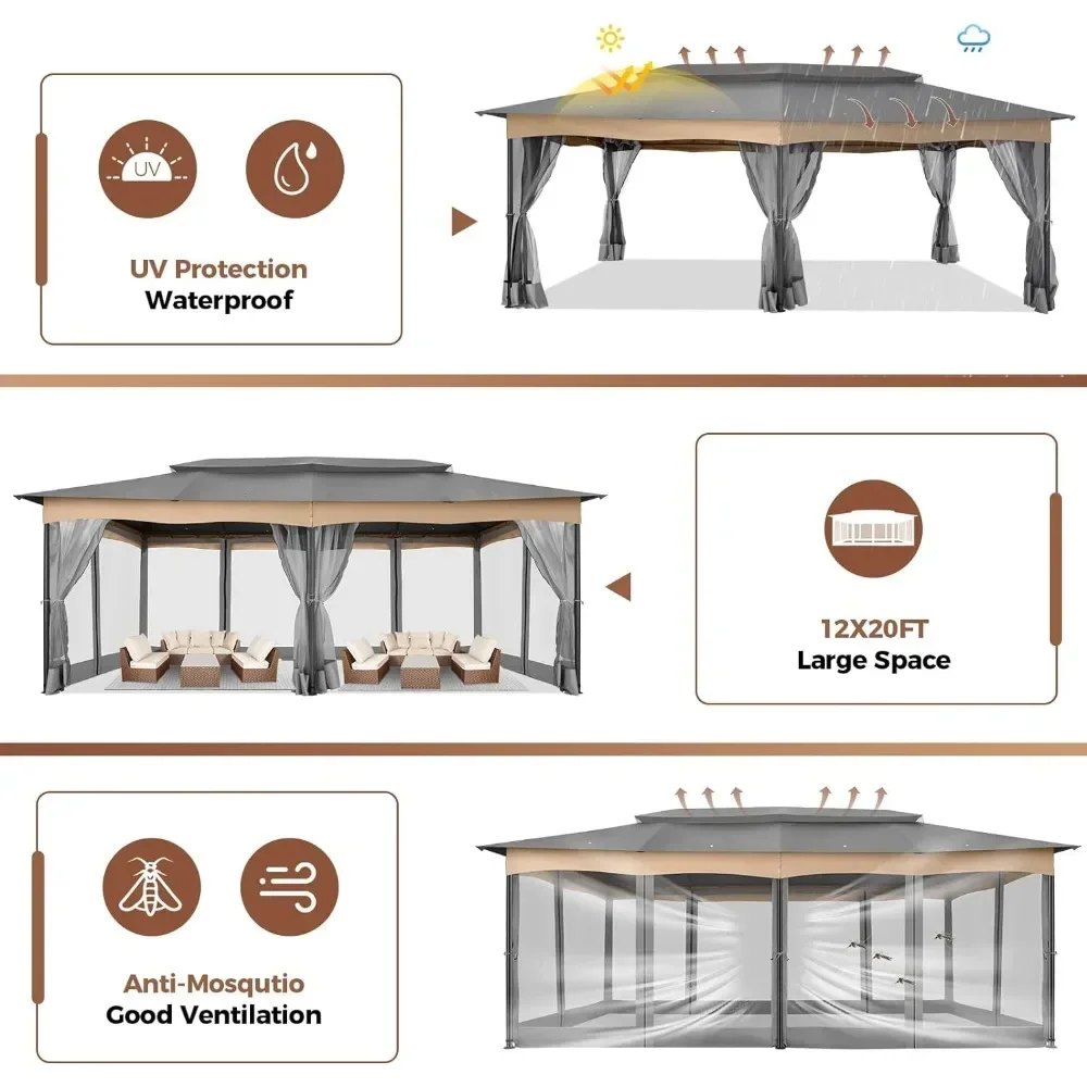 Сетка металлический стальной каркас водонепроницаемая палатка с большим