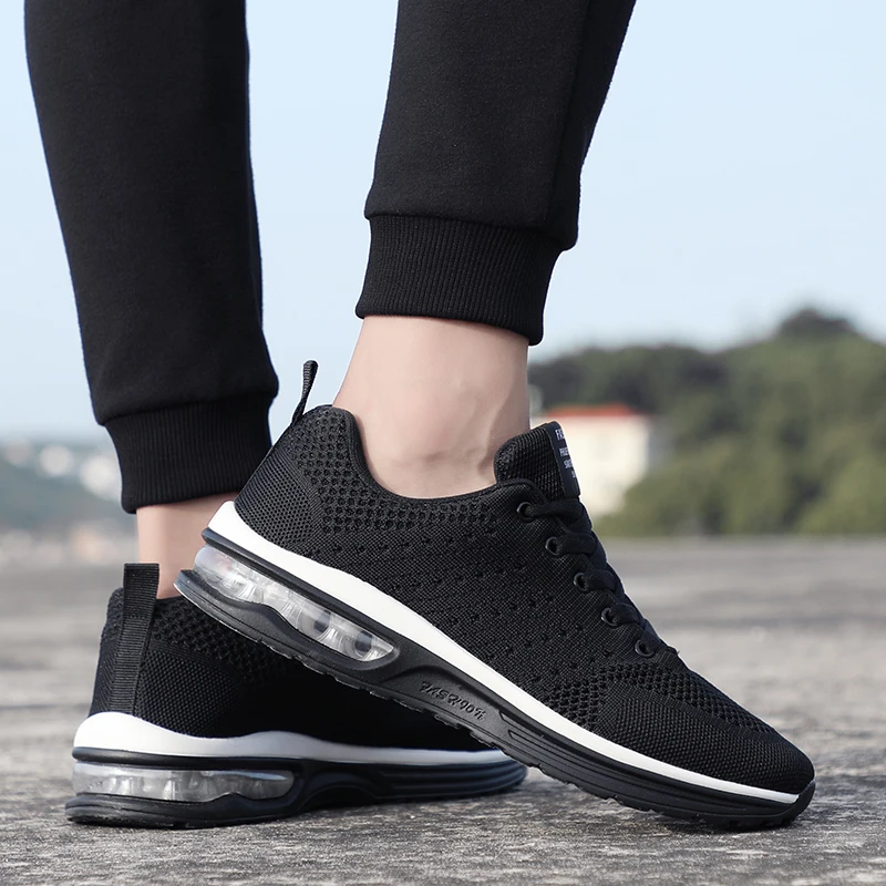 Spring Air Cushion Sports Shoes Unisex Fashion Korean Women Shoes Mesh Breathable Sneakers Men Sneakers Tenis Feminino