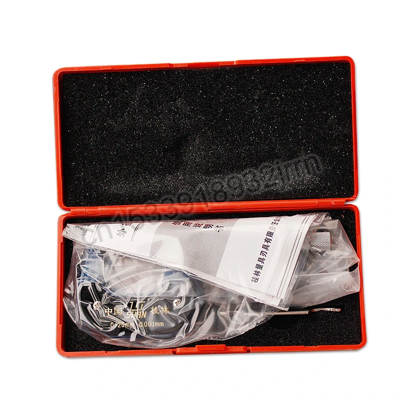 1 шт. микрометр внешнего диаметра 0-25 мм спиральный микронный точность 0 001