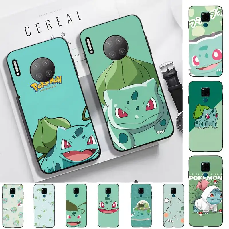 

MINISO Pokemon Bulbasaur Phone Case for Huawei Mate 20 10 9 40 30 lite pro X Nova 2 3i 7se