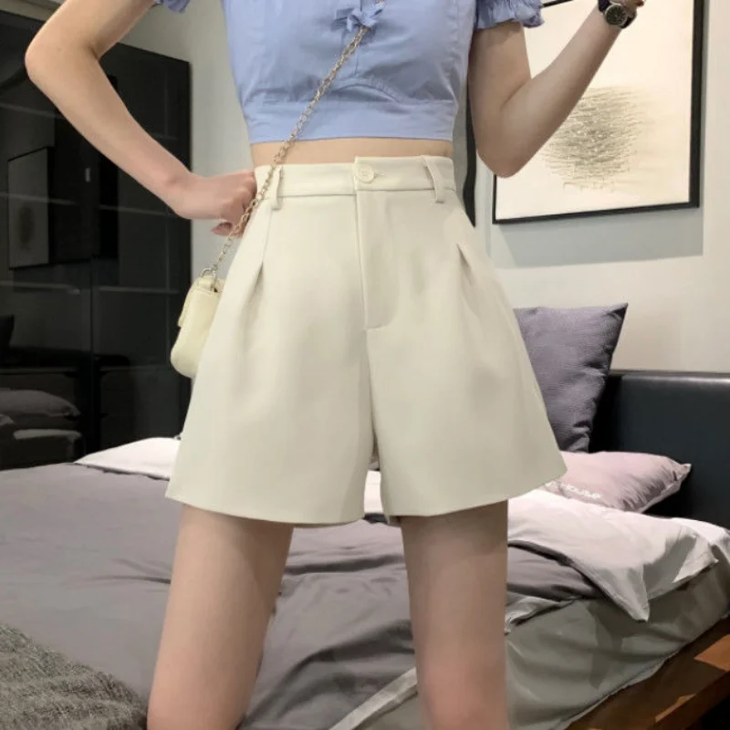 Cotton Loose Women's Shorts with Waist Pocket Baggy Short Pants for Woman To Wear Offer Free Shipping New In Clothing Streetwear