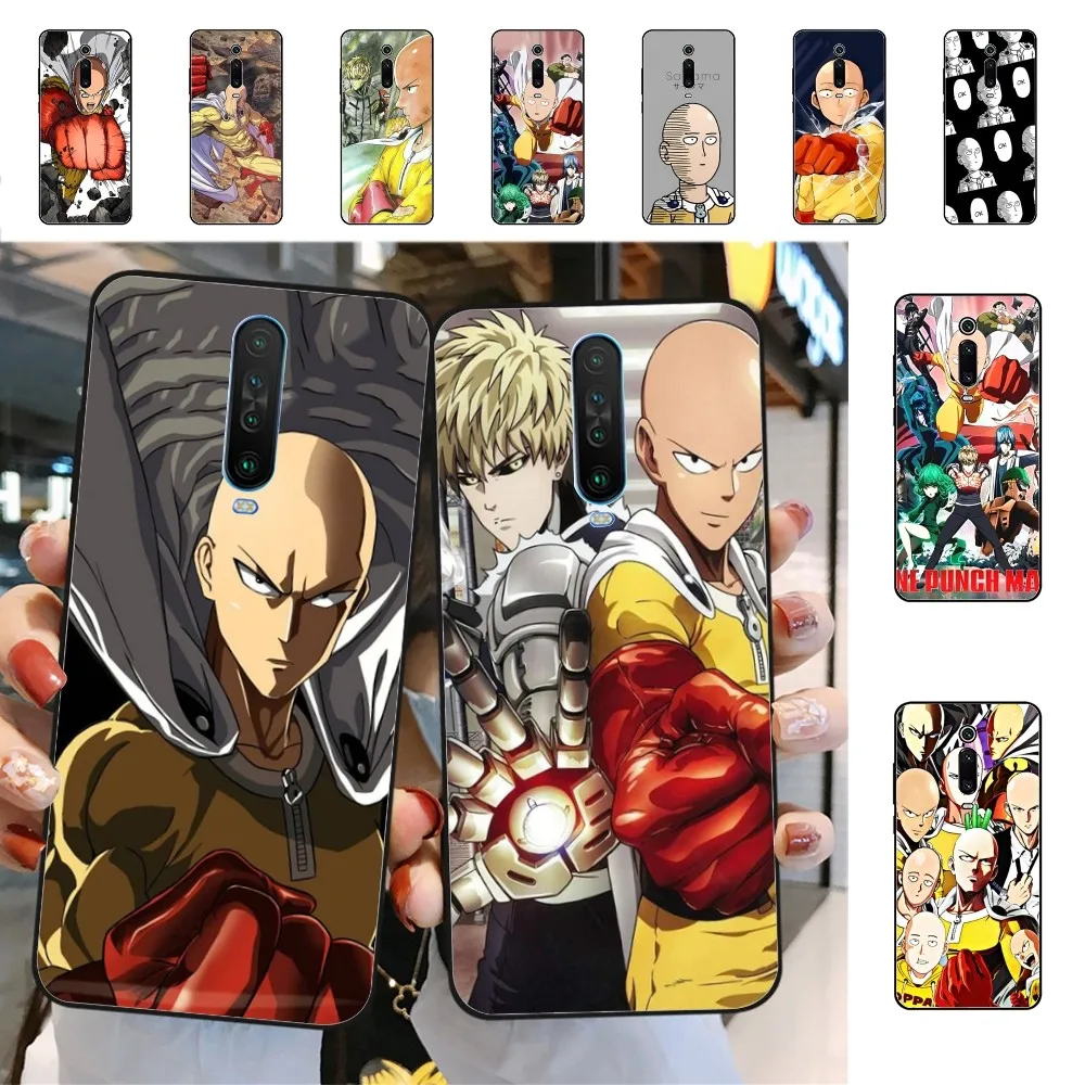 One Punch Man Phone Case For Redmi 5 6 7 8 9 10 Plus Pro 6 7 8 9 A GO K20 K30 K40 Pro Plus F3 Fundas