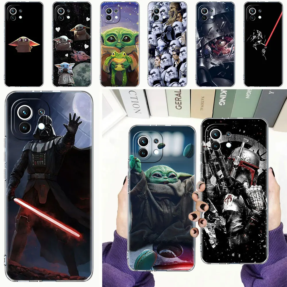 

Waterproof Phone Case for Xiaomi Mi Poco X3 NFC 11 Lite 12 10T Pro M3 11T Clear Shell F3 12X F1 Cover Future Samurai Baby Yodas