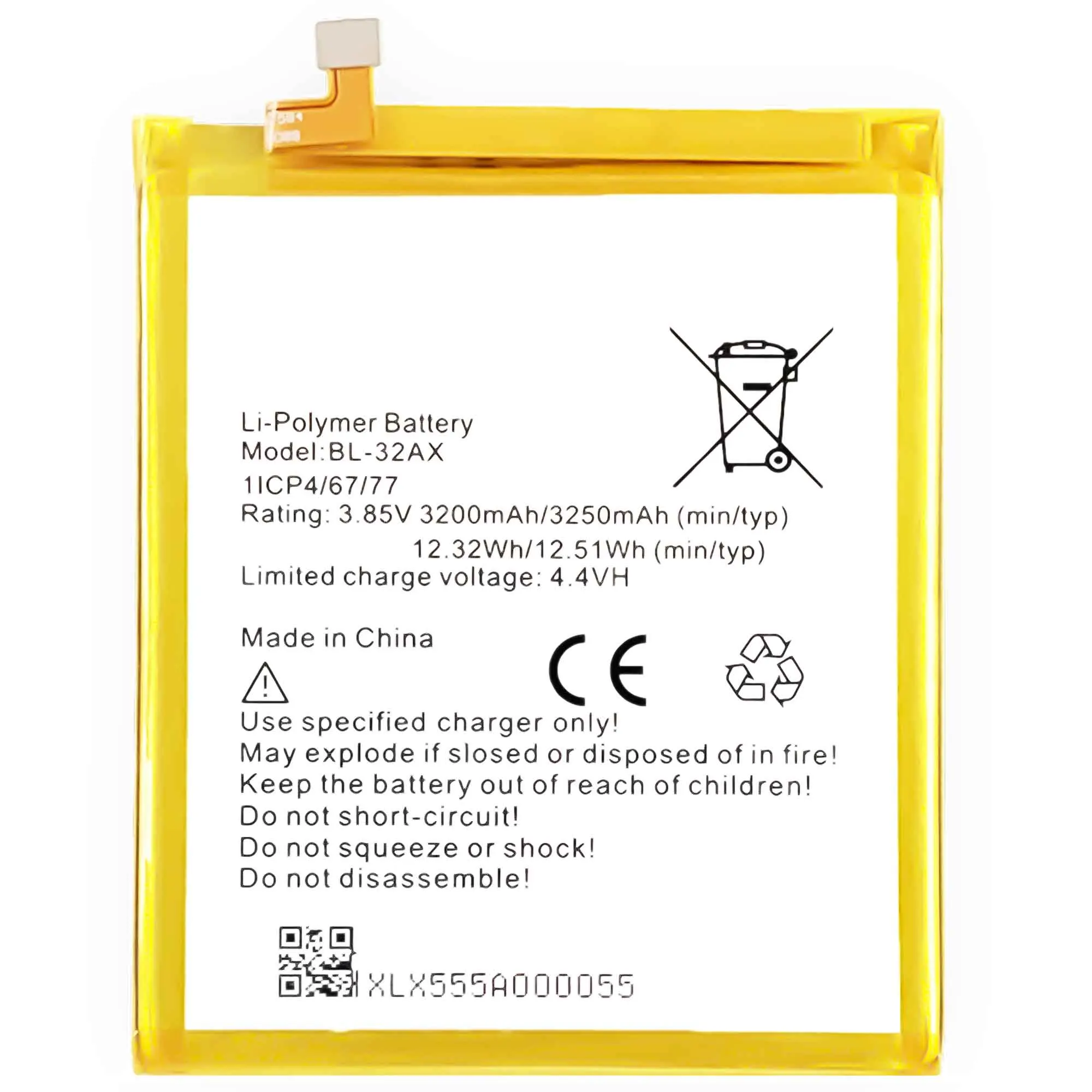 compatible for infinix x555zero 4 bl 32ax 3200mah phone battery series free global shipping
