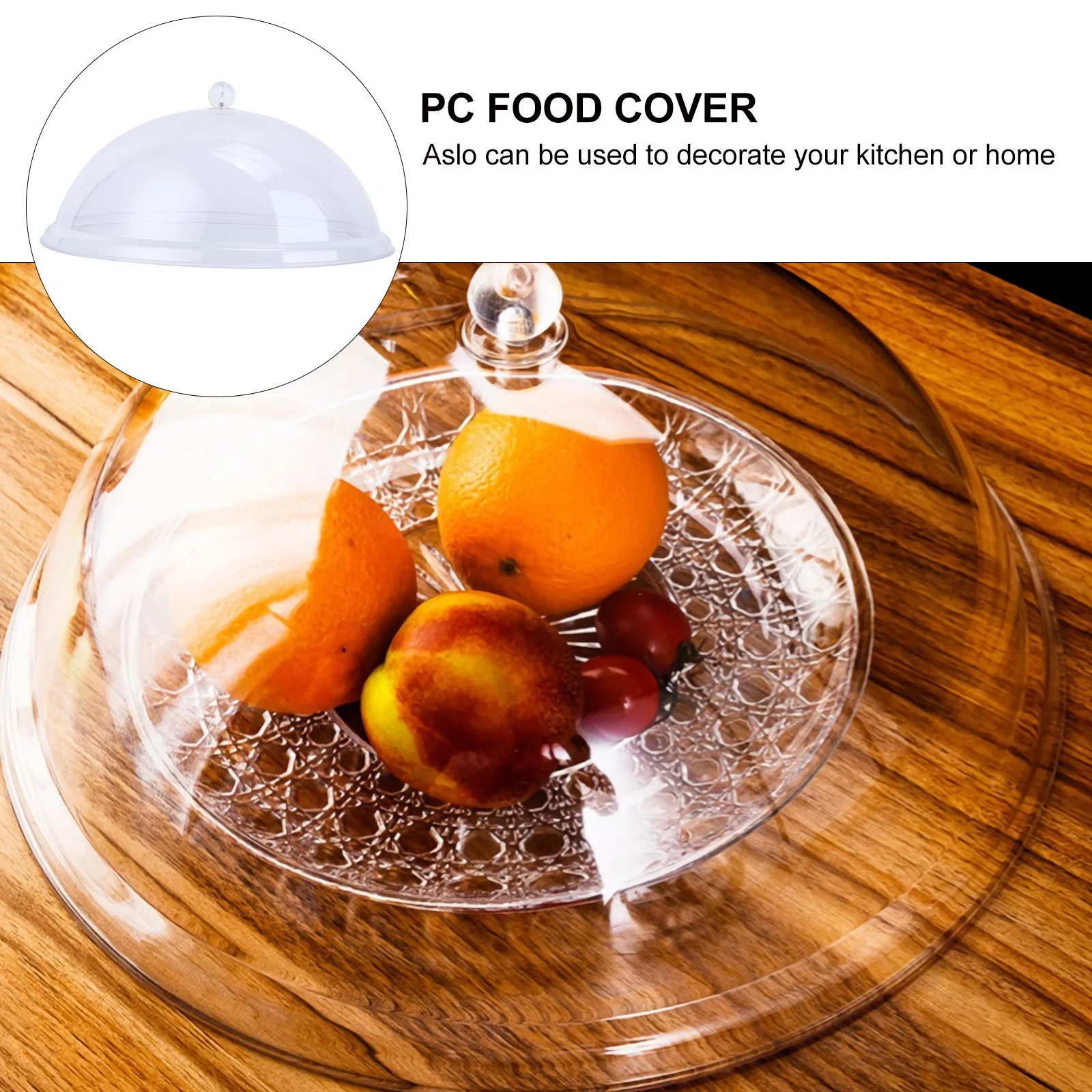 

Coverdome Cake Display Tent Dessert Acrylic Plate Covers Microwave Umbrella Dish Stand Clear Picnic Serving Clochepastry