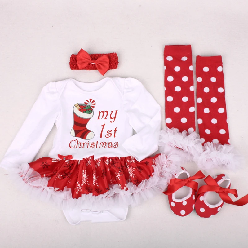 

Baby Christmas Dress Suit for Girls Xmas Print Costume Party Princess Cosplay Bebes Babi Dress Kids Christmas Birthday Sets