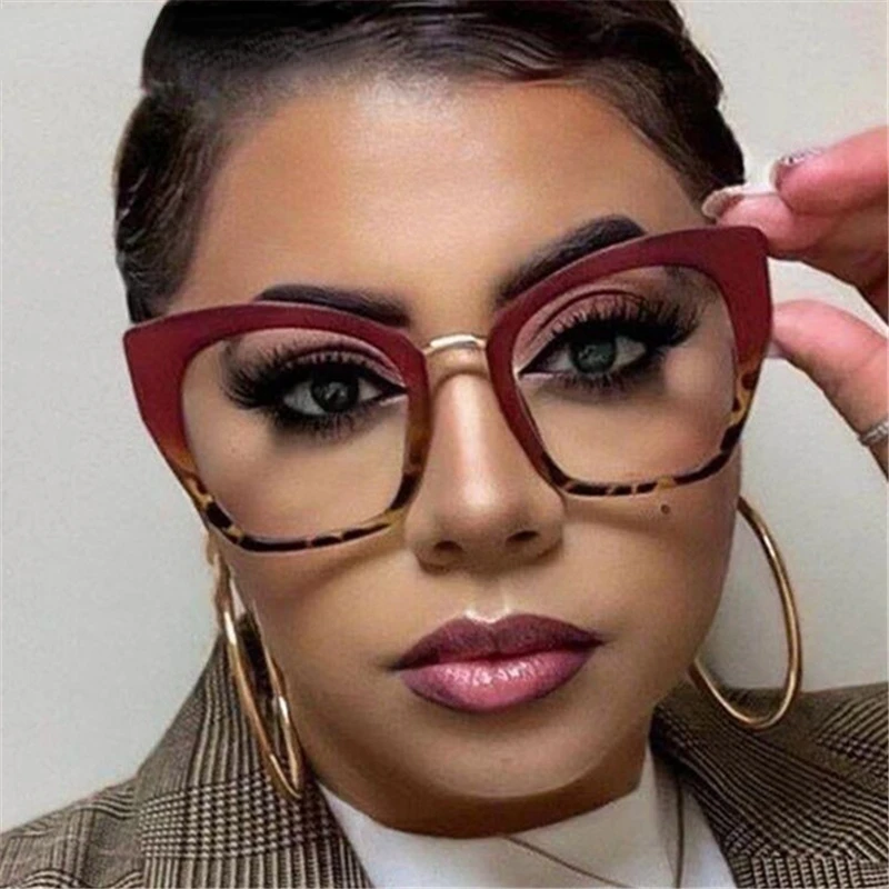 Оправа для очков с защитой от светильник Женские оправы кошачий глаз