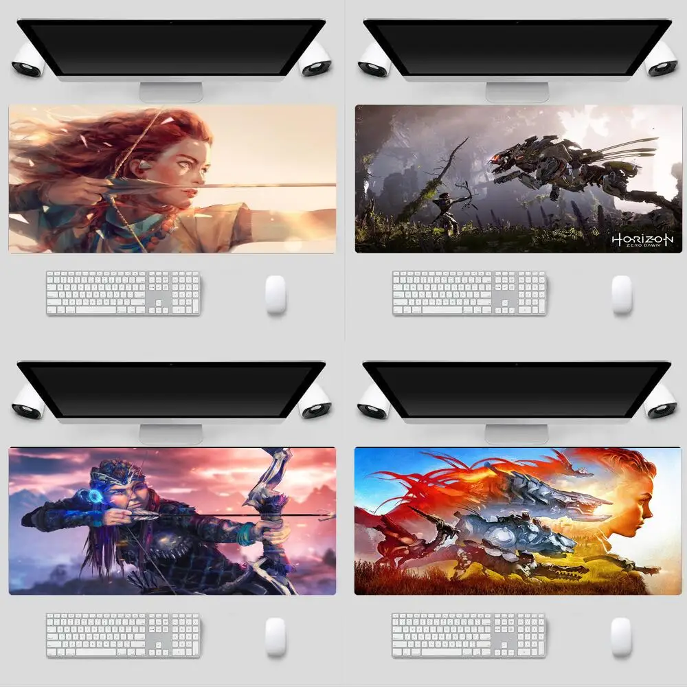 

Horizon Zero Dawn Pc Mouse Pads Xxl Laptop Office Kawaii Desk Accessories Keyboard Mause Pad Large 900X400 Mousepad Notebook