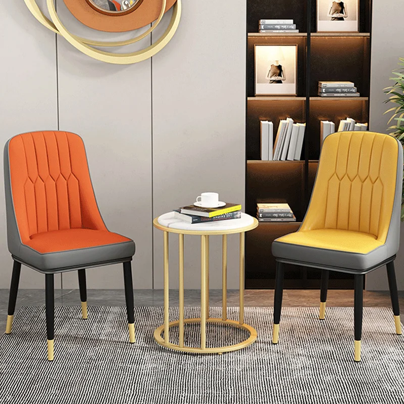 

Modern Designer Dinning Chair Luxury Dinning Kitchen Chair High Back Bedroom Office Cafe Chaises De Salon Interior Decoration