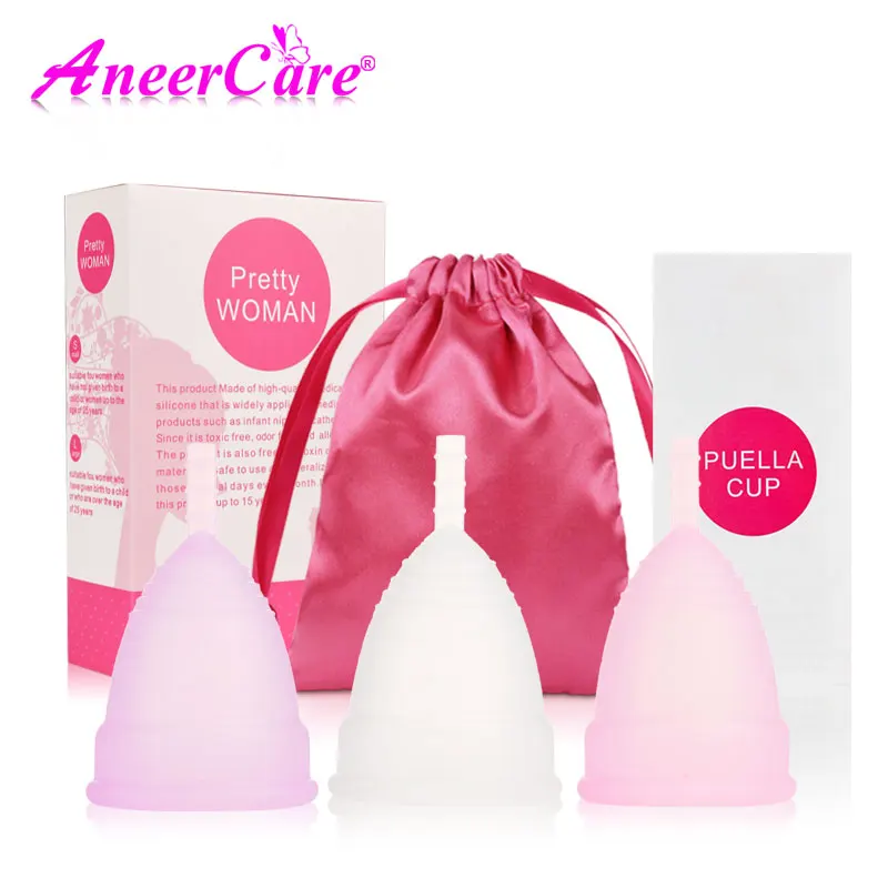 Менструальная флуоресцентная чаша вагинальная менструальная коллектор