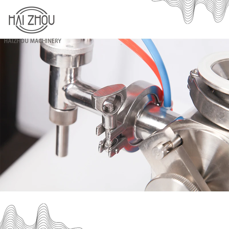 Горизонтальная полуавтоматическая машина HAIZHOU из нержавеющей стали с одним