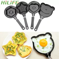 hilife non stick frying pan pancake maker breakfast egg pot mini flip omelette mold cooking tool