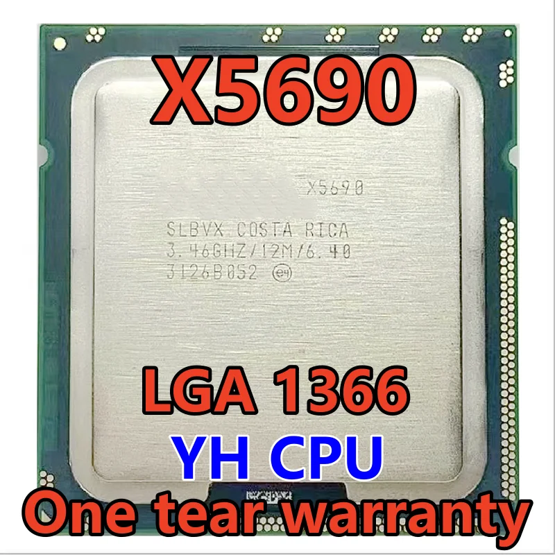 

X5690 SLBVX 3.4 GHz Six-Core Twelve-Thread CPU Processor 12M 130W LGA 1366
