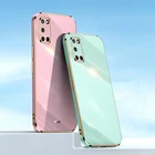 Квадратные Чехлы для телефона с покрытием для OPPO A52 A72 A92 Защитная крышка для объектива мобильного телефона OPPOA52 OPPOA72 A 52 72 92 Противоударная сумка для девочек