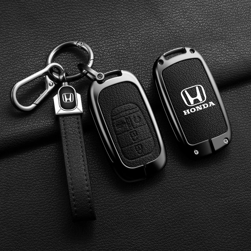 

Автомобильный кожаный чехол с дистанционным управлением, защитный чехол для Honda 2022 2023 2024, Accord Civic HR-V CR-V Pilot Sport SI EX EX-L Touring