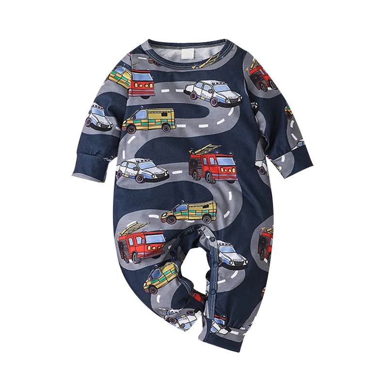 

Детский флисовый комбинезон с принтом, на возраст 0-24 месяца