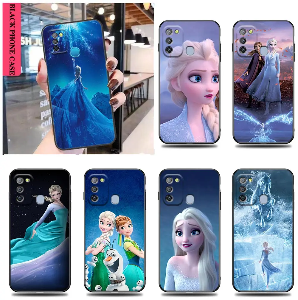 

Frozen Elsa And Anna Cover Case For TECNO S5 SMART SPARK 5 6 7 GO AIR ZERO HOT 8 X 20 CAMON 16 19 POVA 2 4 NEO2 PRO 5G Capa Case
