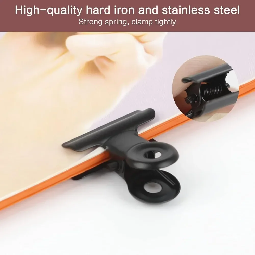 50 шт. металлические зажимы для бульдога герметичные мешков с едой папка билетов