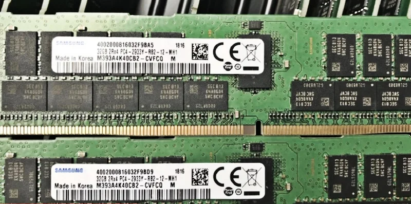 

RAM 32G DDR4 2933MHz ECC RDIMM Серверная память M393A4K40DB2-CVF 1 шт.