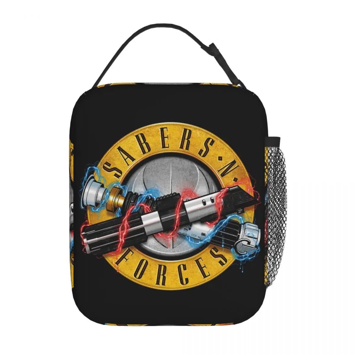 

Изолированный Ланч-бокс Guns N Roses, световой меч, Merch ящик для хранения продуктов питания, в стиле Ins, охладитель, термальный Ланч-бокс для школы